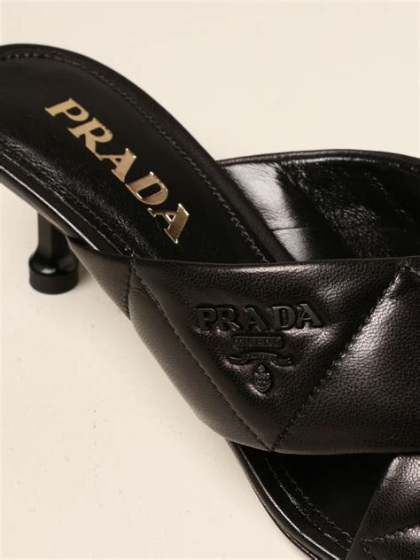 sport sandal prada|prada women's high heeled sandals.